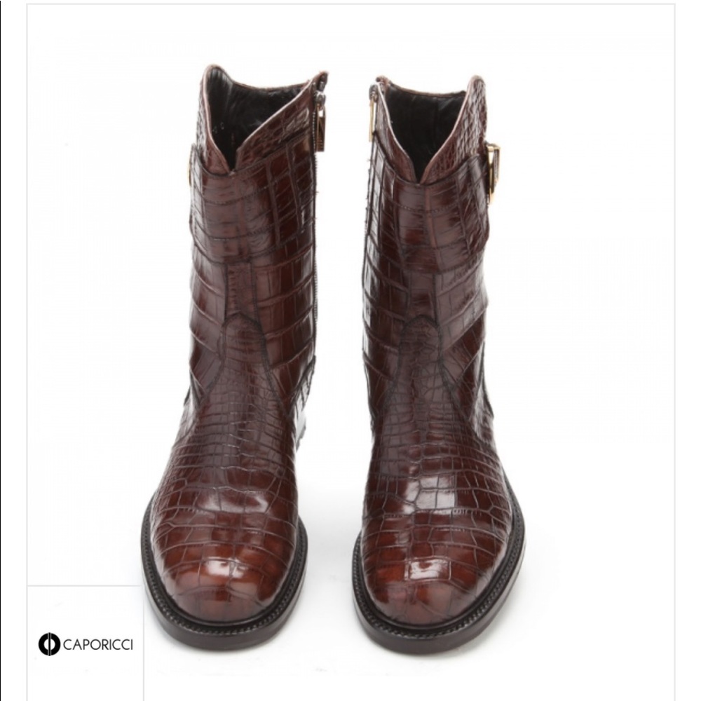 CAPORICCI 573 alligator boots - Picture 2 of 12